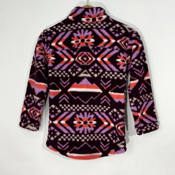 Columbia Girl’s Size Medium 10/12 Marionberry West Bend Full Zip Fleece Jacket - Picture 7 of 7